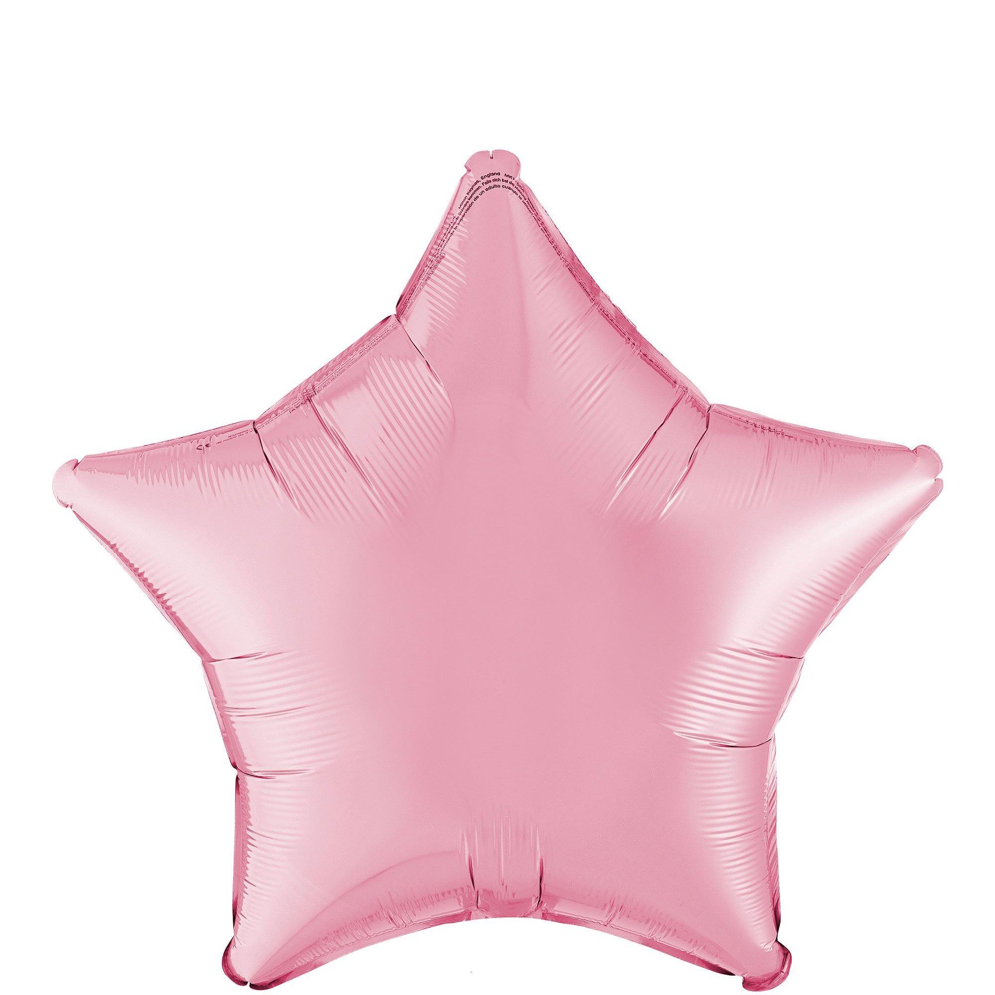 Pink Star Foil Balloon, 19in
