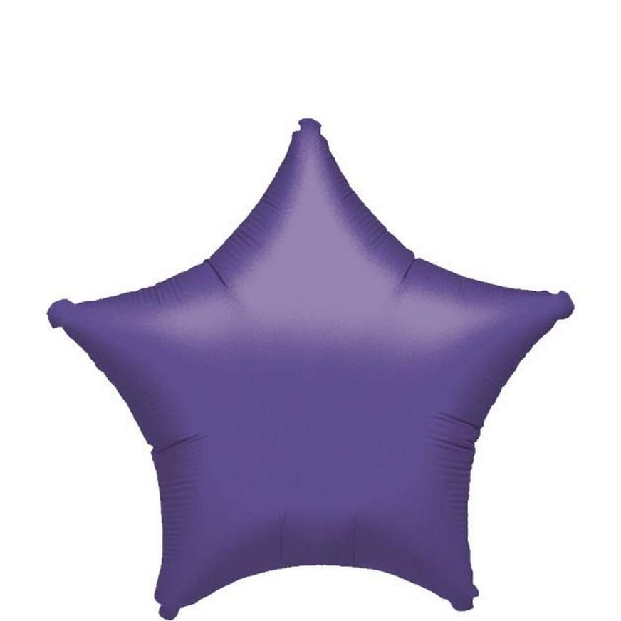 Purple Star Balloon, 19in