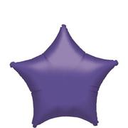 Purple Star Balloon, 19in