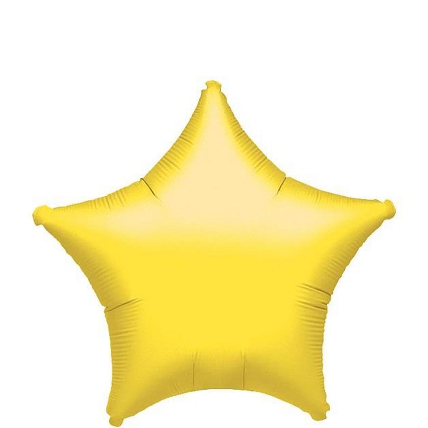 Yellow Star Balloon, 19in