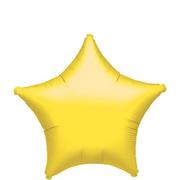 Yellow Star Balloon, 19in