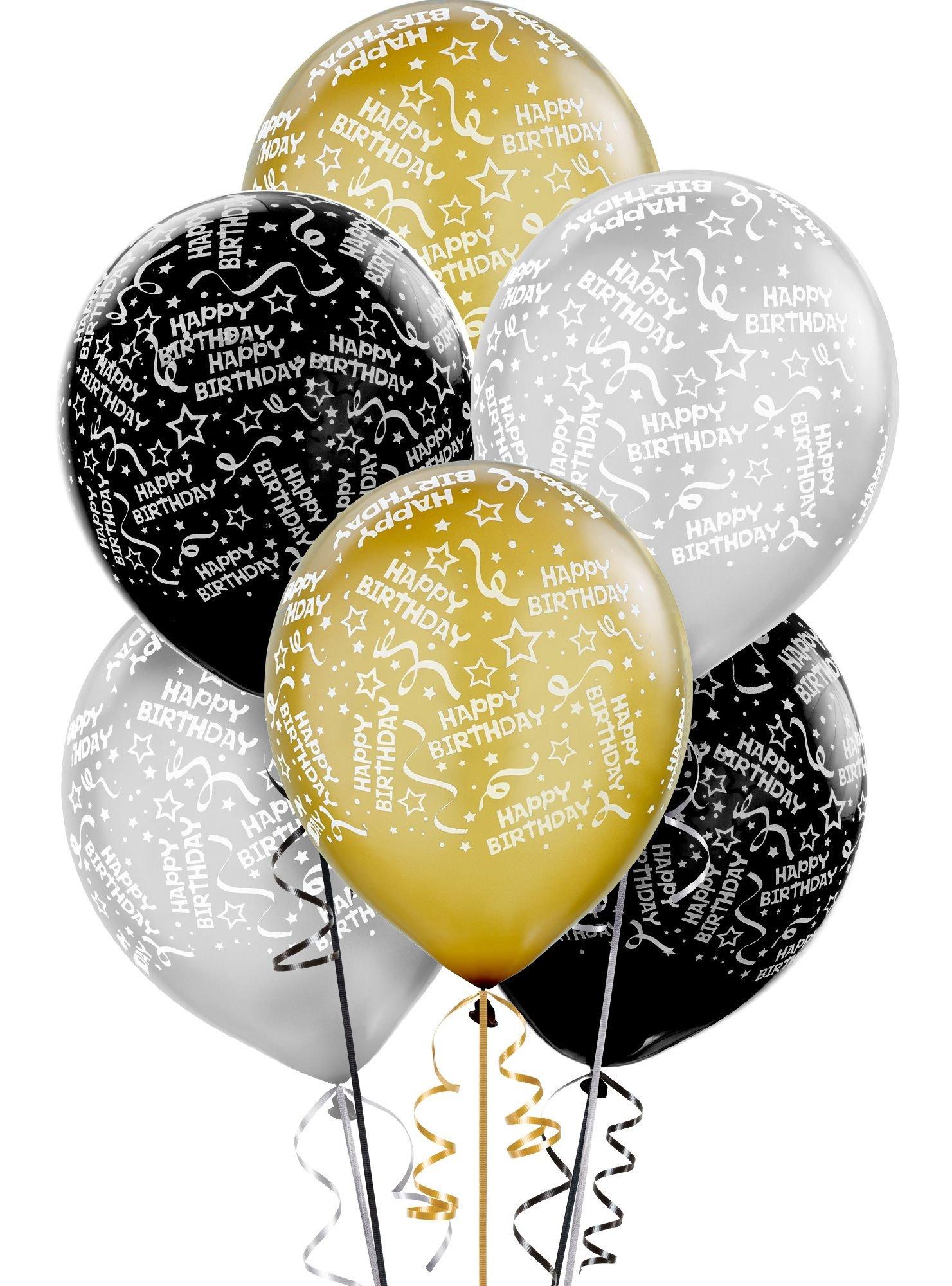 Silver on sale birthday balloons