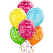 20ct, 12in, Confetti Birthday Balloons