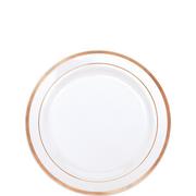 Trimmed Premium Plastic Appetizer Plates 20ct