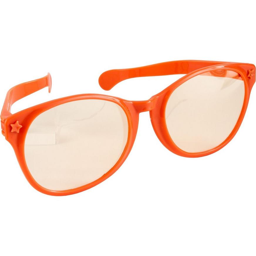 Orange Giant Fun Glasses