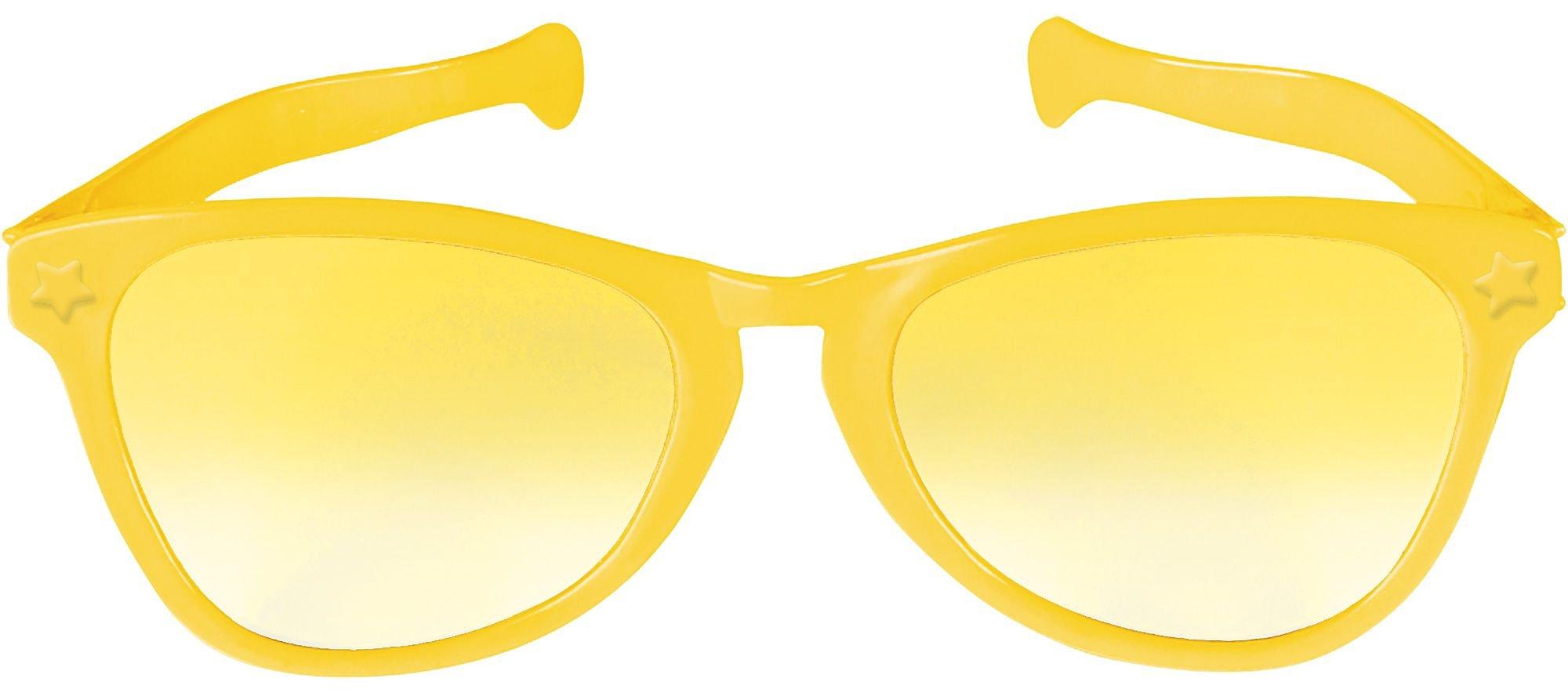 Yellow Giant Fun Glasses 10in x 4in Party City