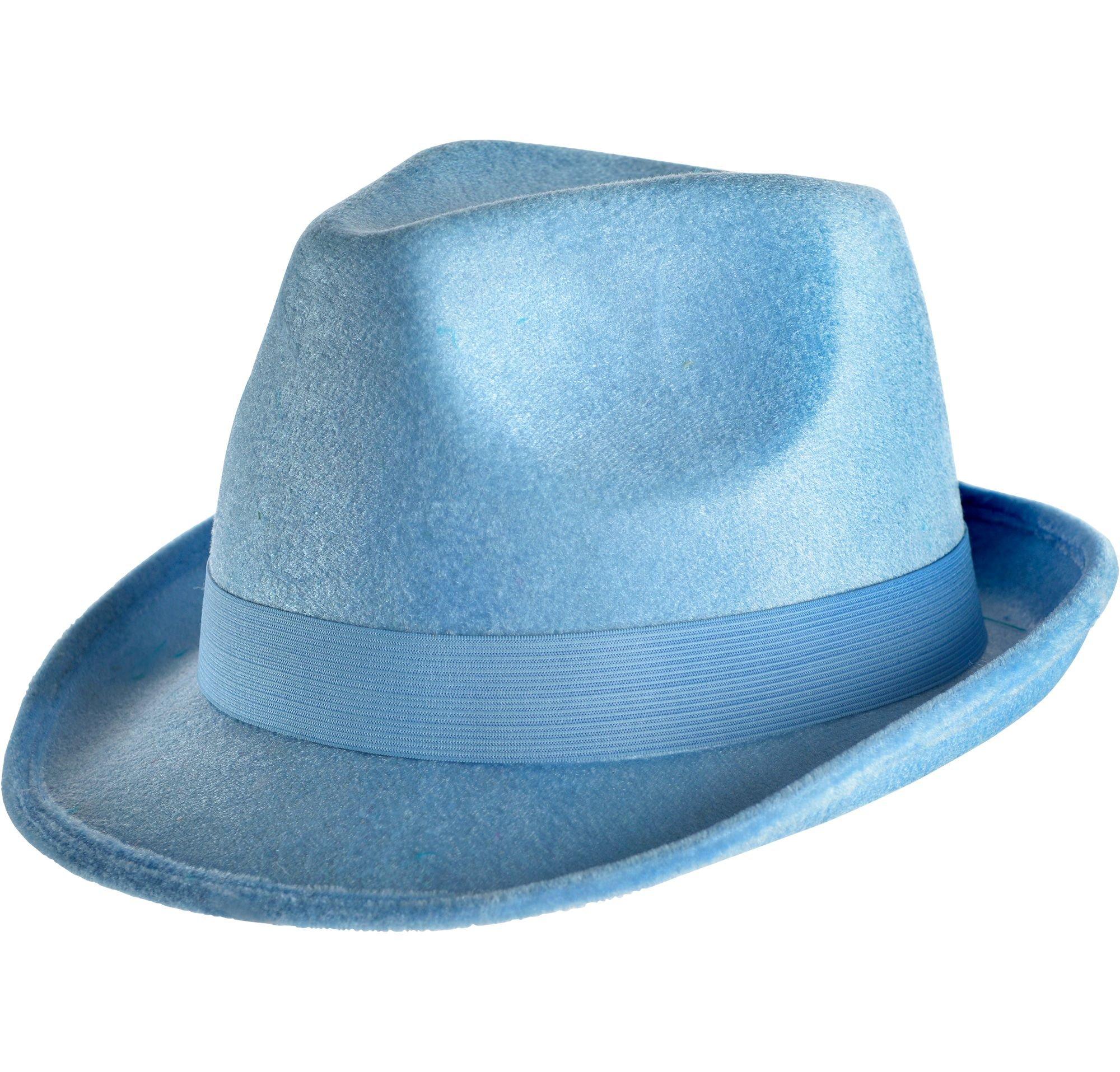 Light Blue Fedora 10in x 5in Party City