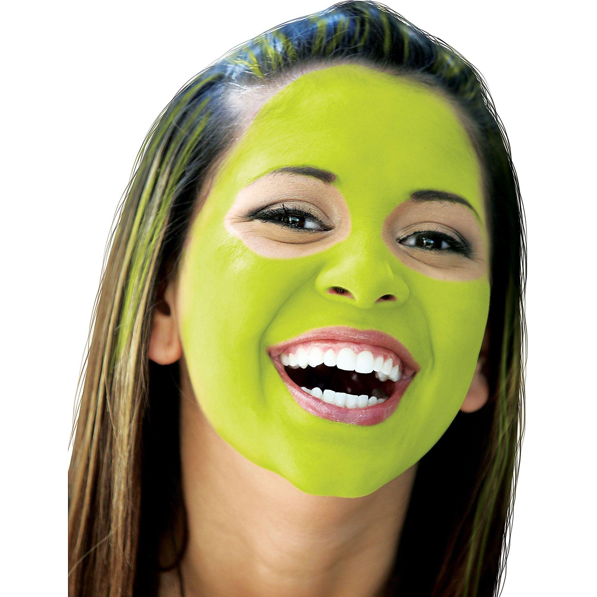 Neon Green Face Paint Makeup