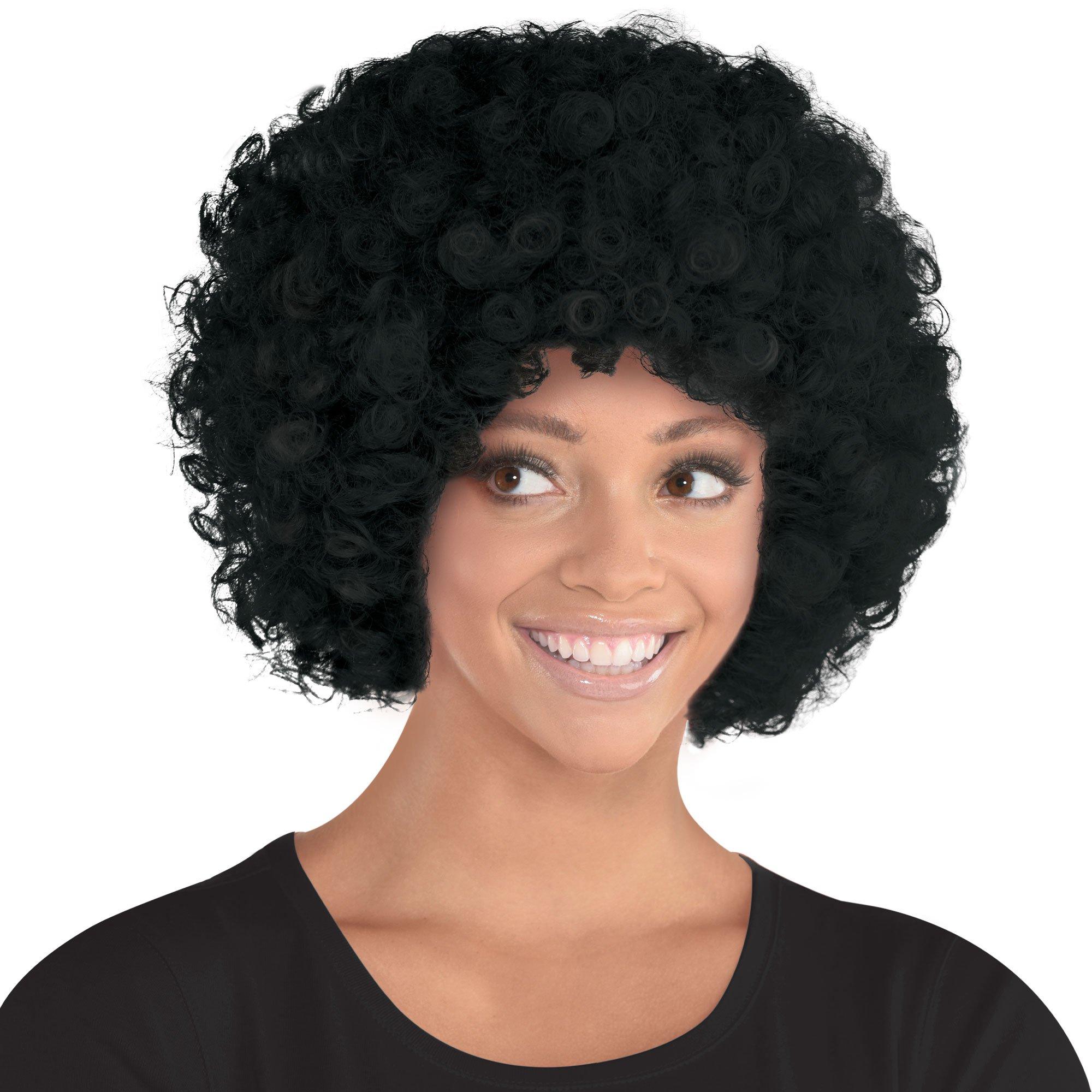 Black Curly Wig Party City