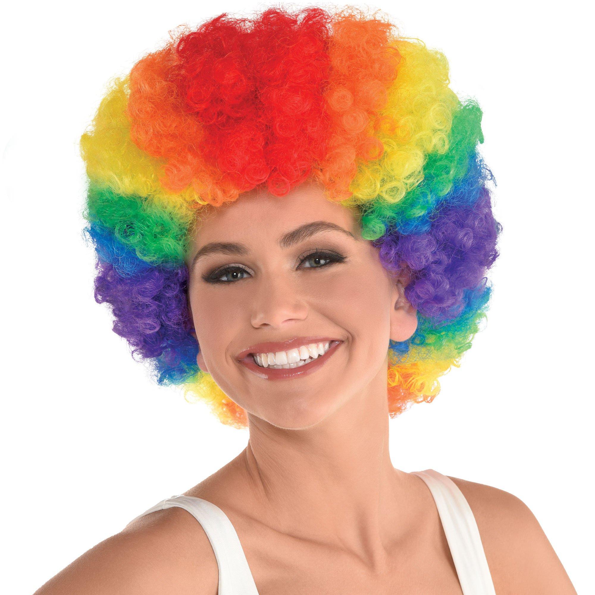 Rainbow Curly Wig