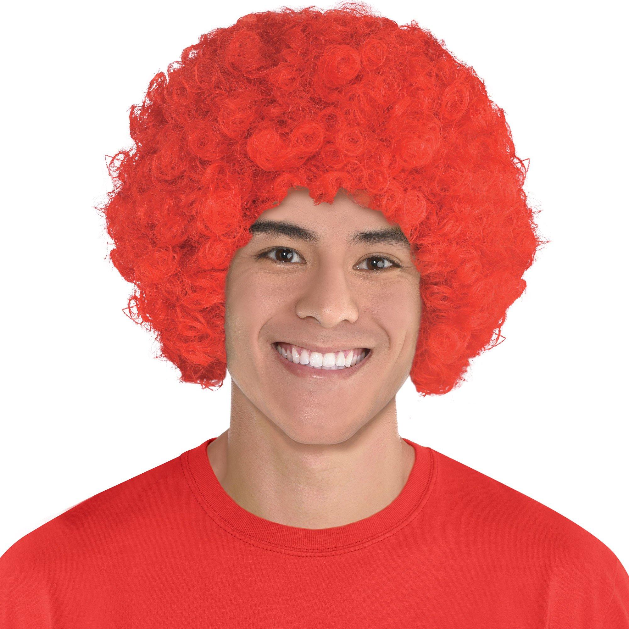 Red shop afro wig