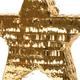 Foil Gold Star Pinata
