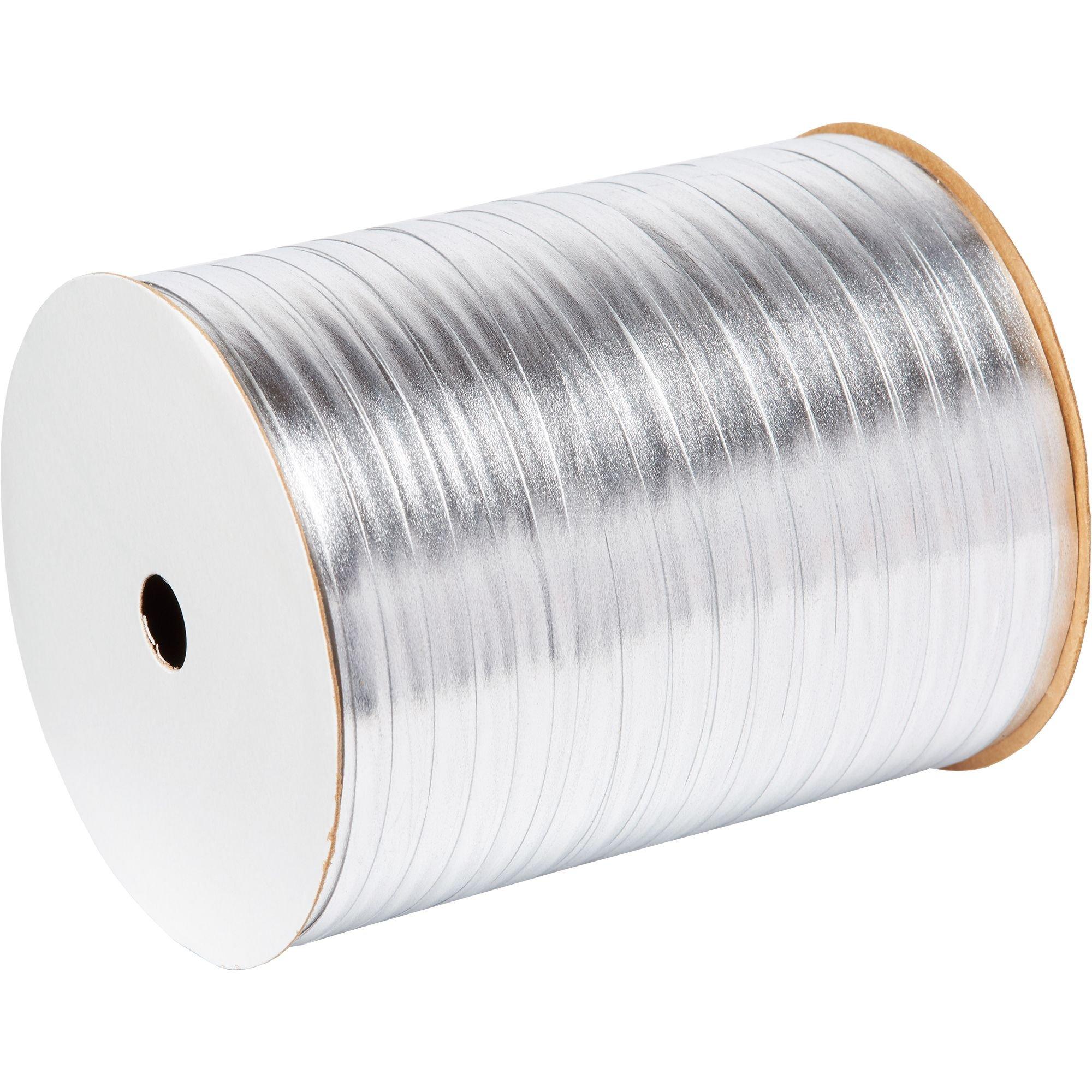 Metallic Silver Curling Ribbon 3/16in x 200ft | Party City