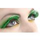 Self-Adhesive Green Tinsel False Eyelashes