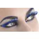 Self-Adhesive Blue Tinsel False Eyelashes