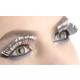 Self-Adhesive Silver Tinsel False Eyelashes