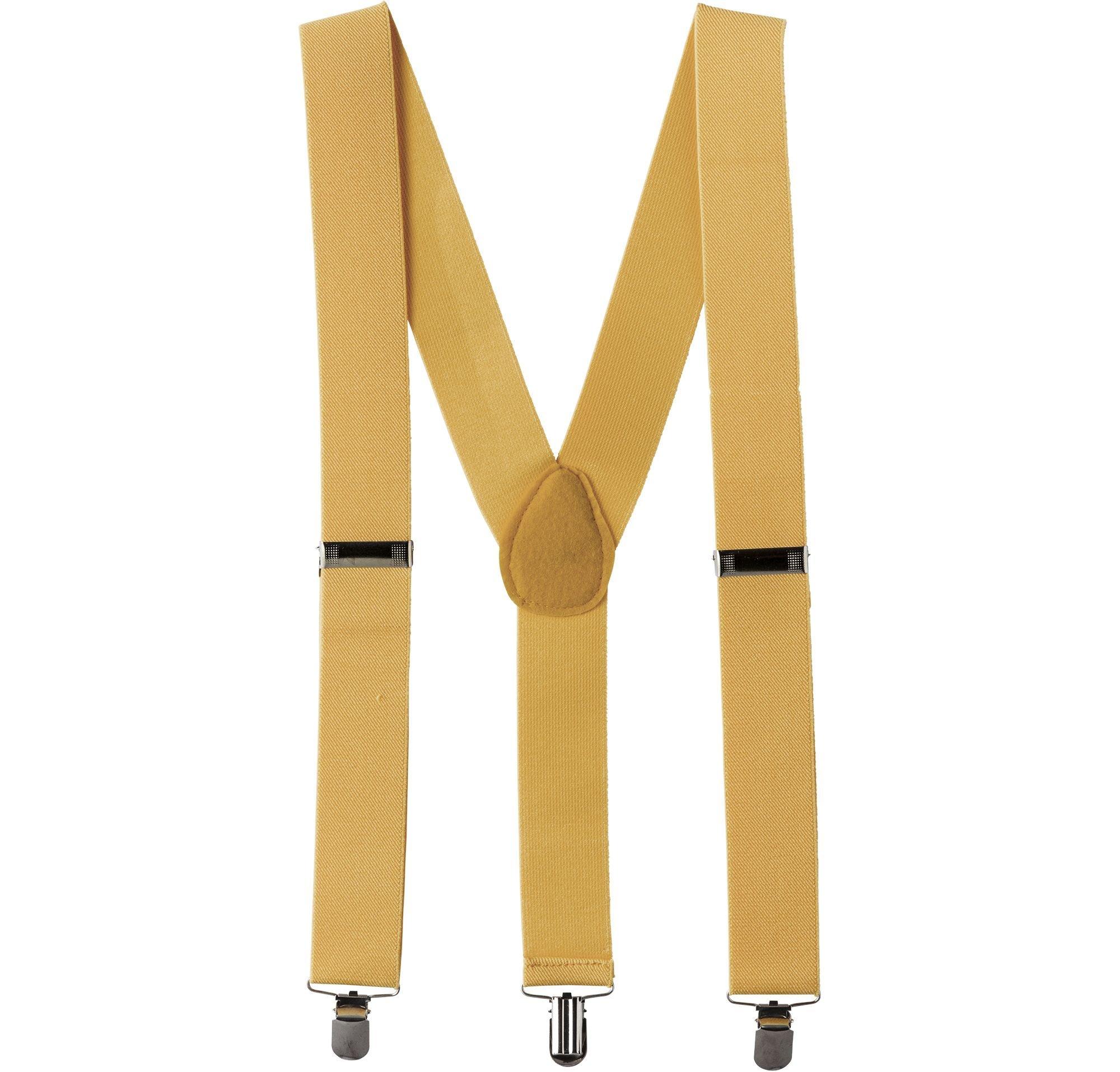 Gold Suspenders Party City
