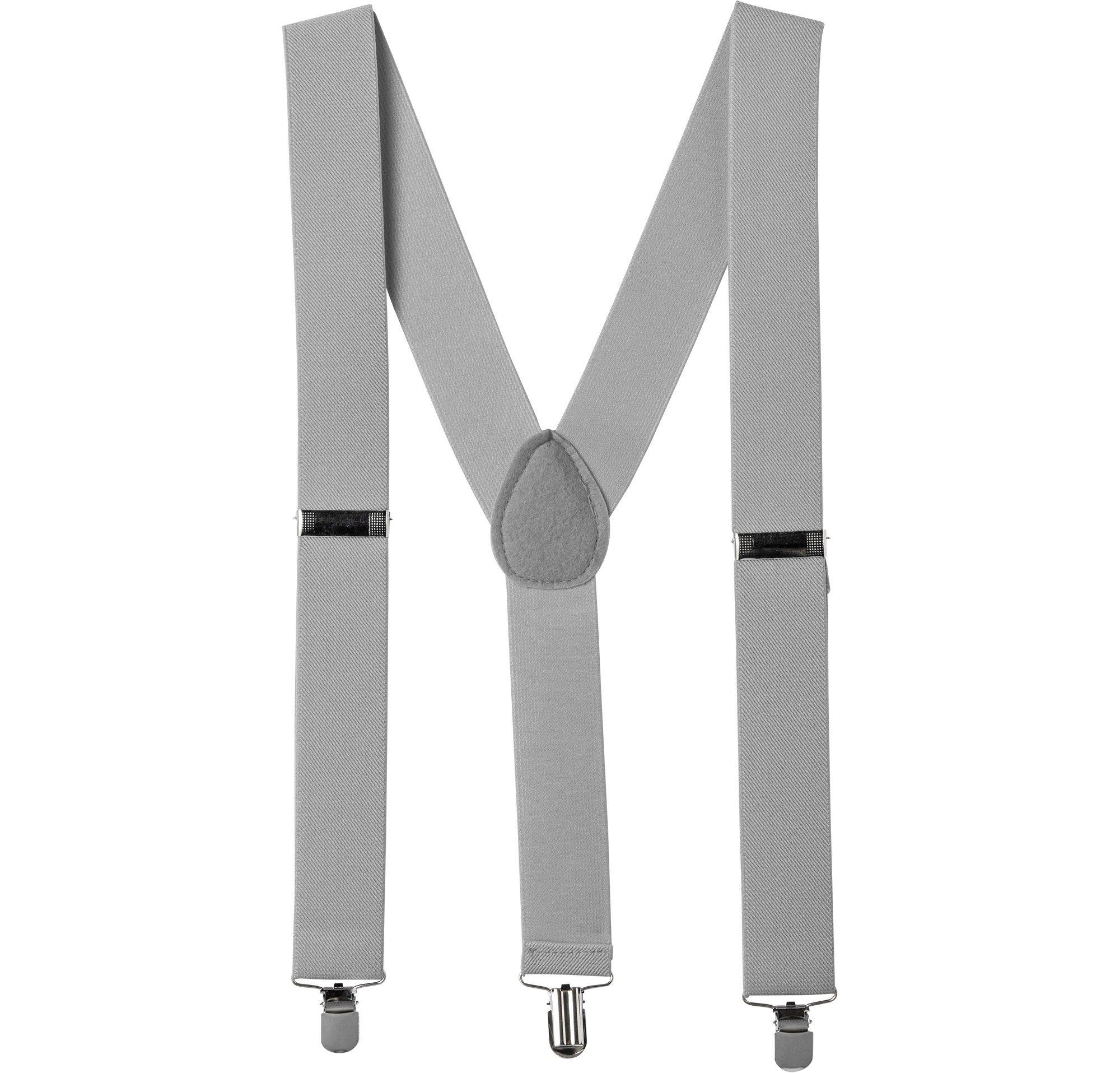 Silver Suspenders | Party City