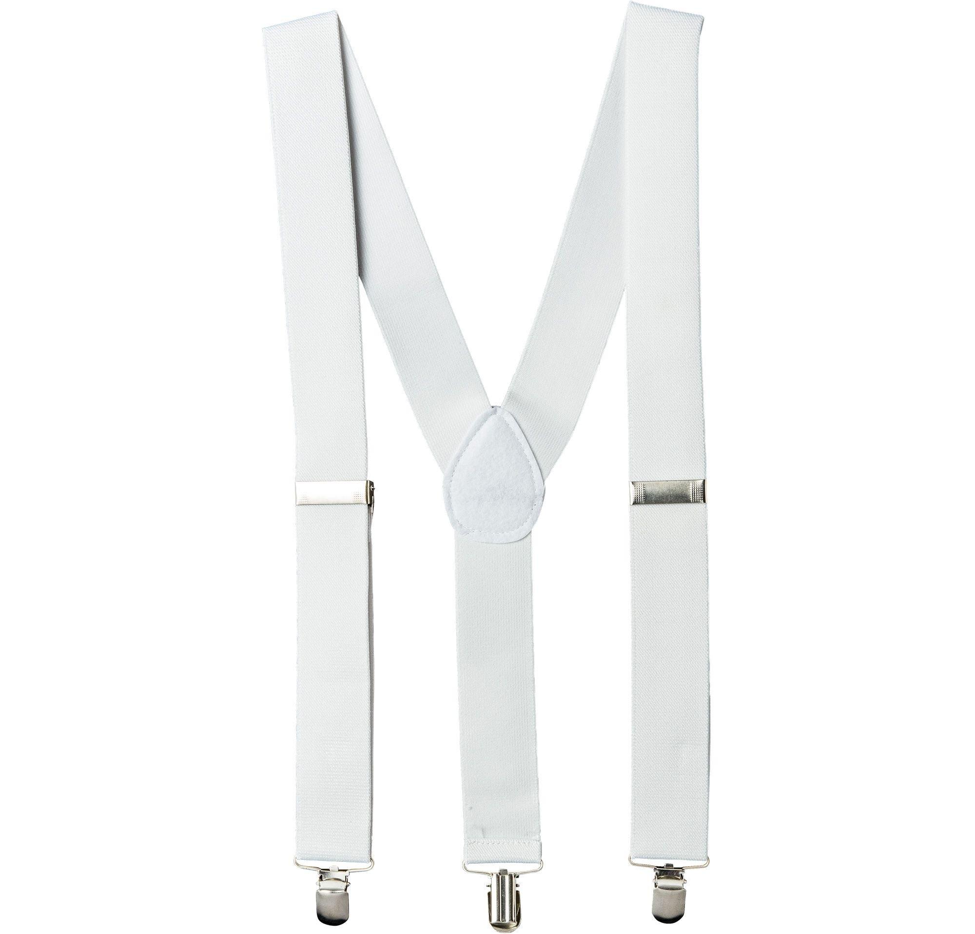 Hot Topic : Basic White Suspenders  White suspenders, Suspenders, Black  suspenders