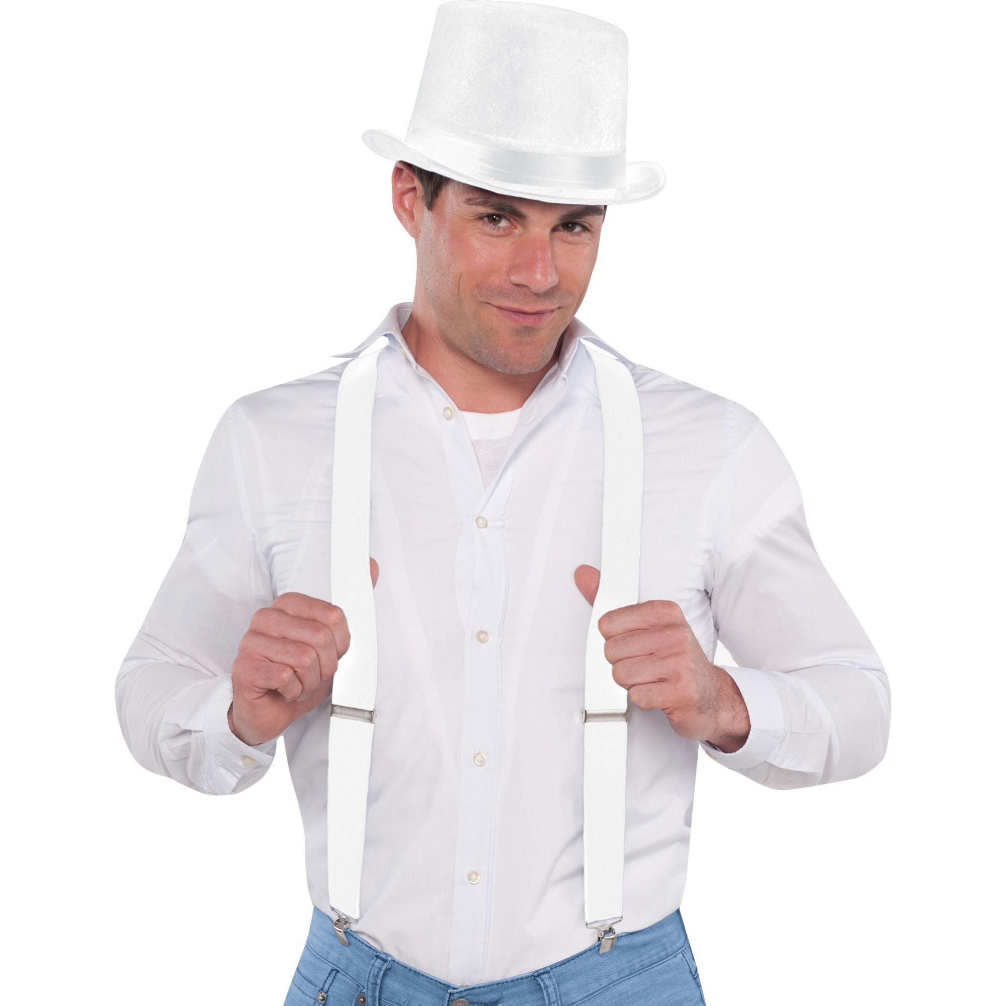 White Suspenders | Party City