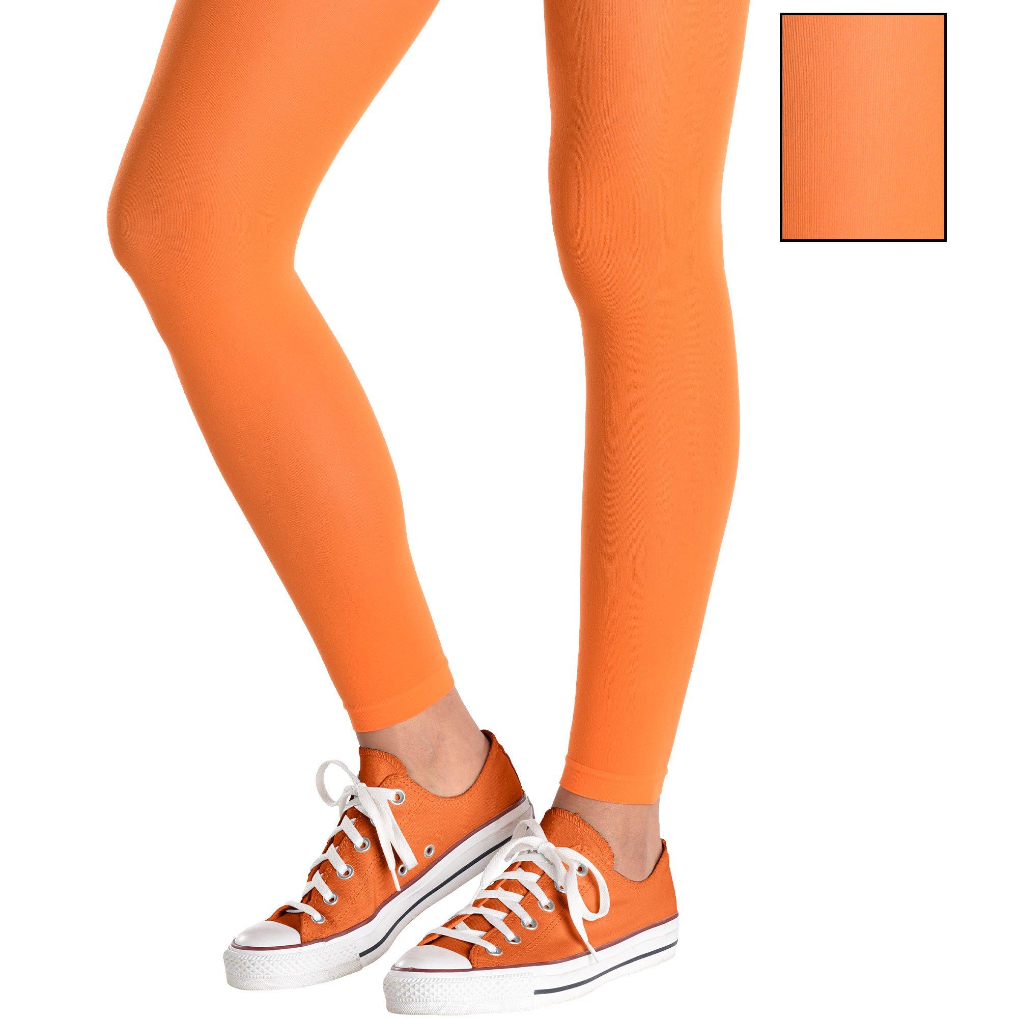 Orange leggings best sale