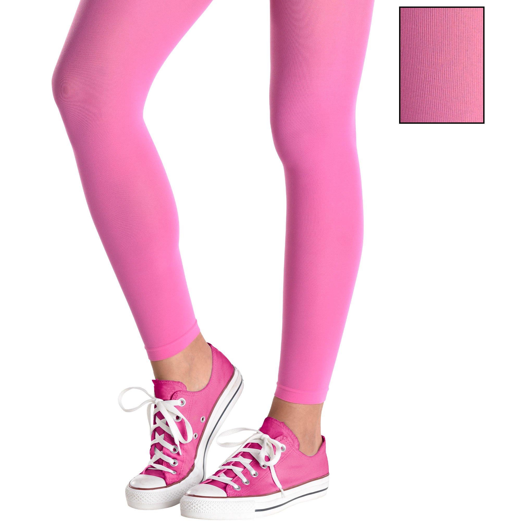 Women's Plus Size New Mix Brand Solid Pink Legging Summer Yoga