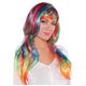 Glamorous Long Rainbow Wig