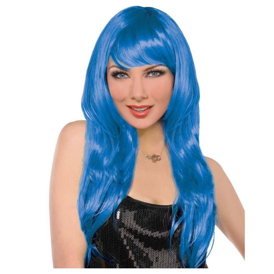 Glamorous Wig-Light Blue 