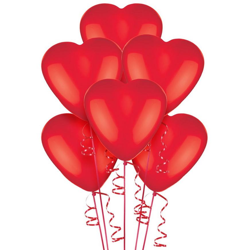 Novelty I Love U Anniversary Red Heart Balloons Weddings Decor Party Supplies 