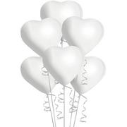 6ct, 12in, Heart Balloons