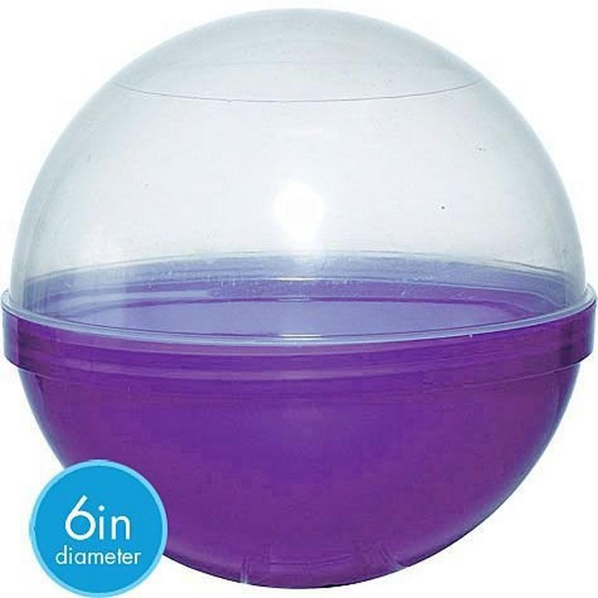 Purple Ball Favor Containers 12ct