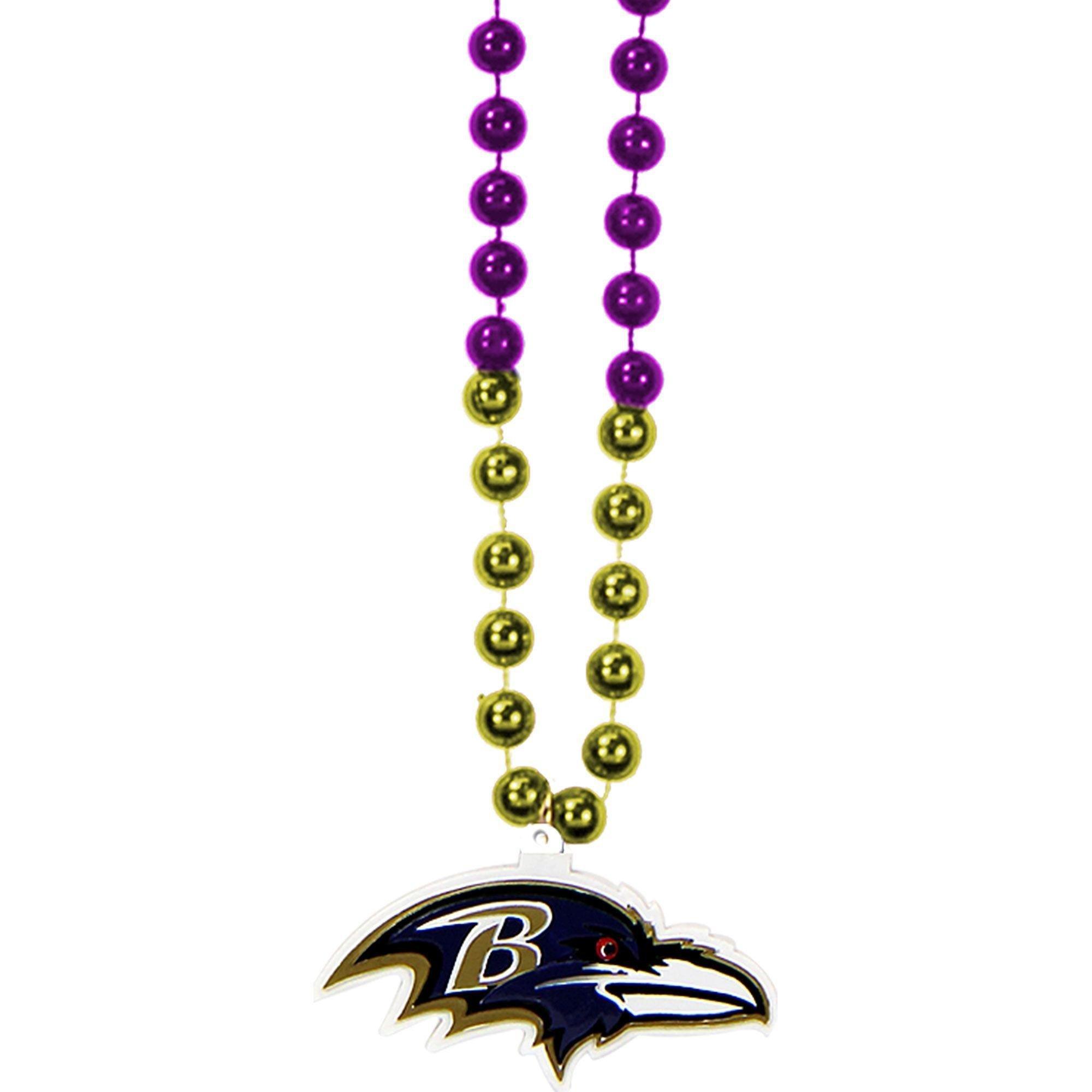 NFL Pendant Bead Necklace