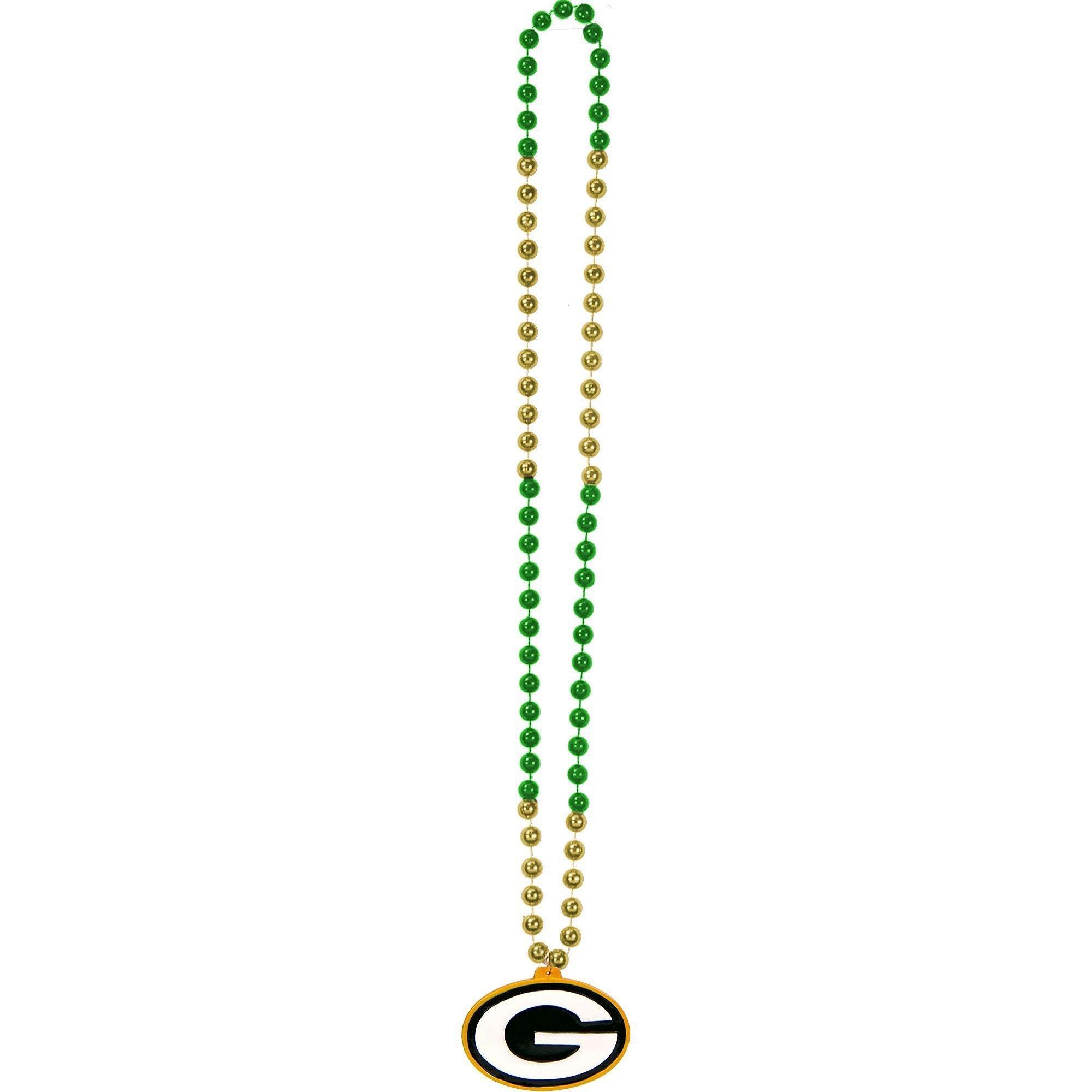 Green Bay Packers Pendant Bead Necklace