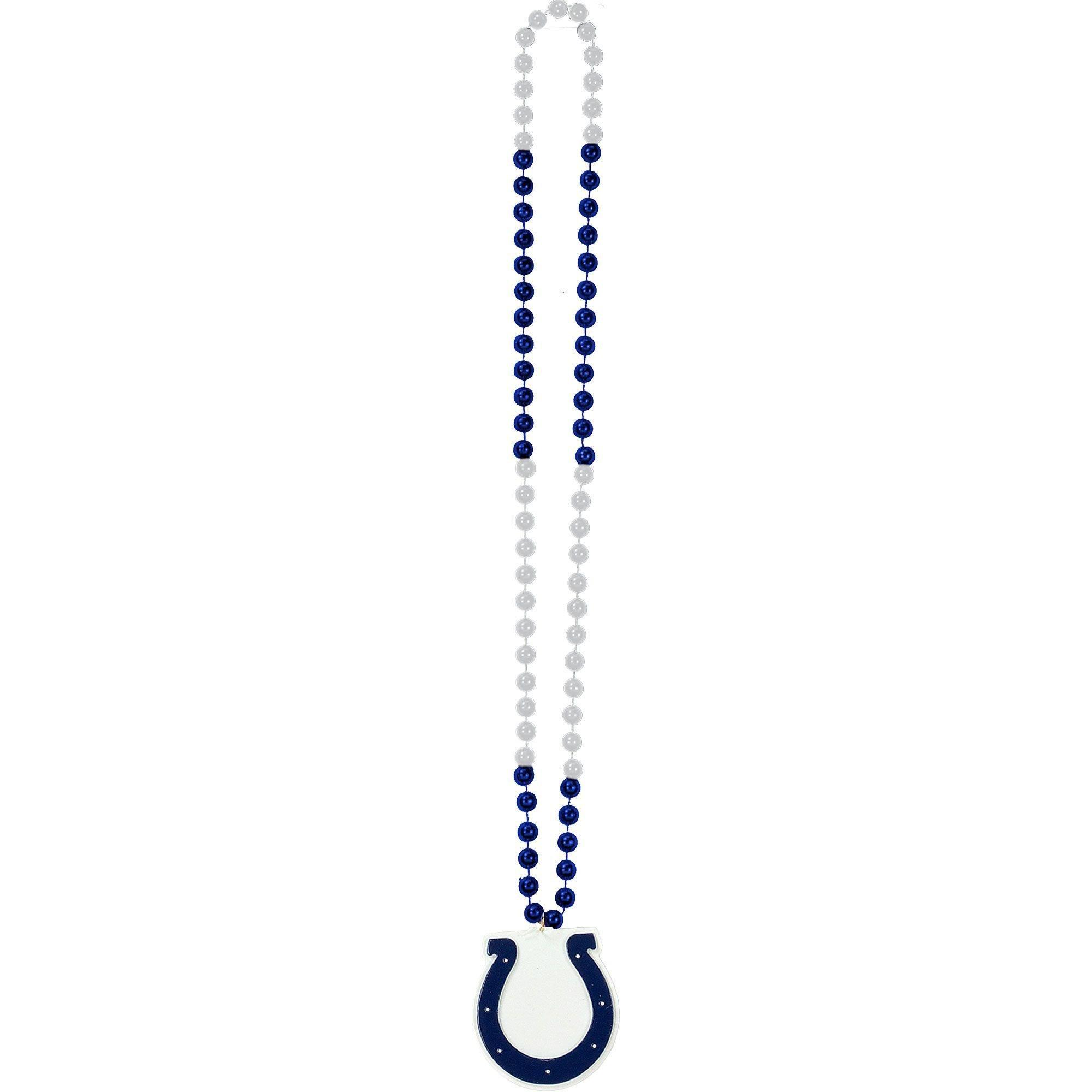 Indianapolis Colts Pendant Bead Necklace