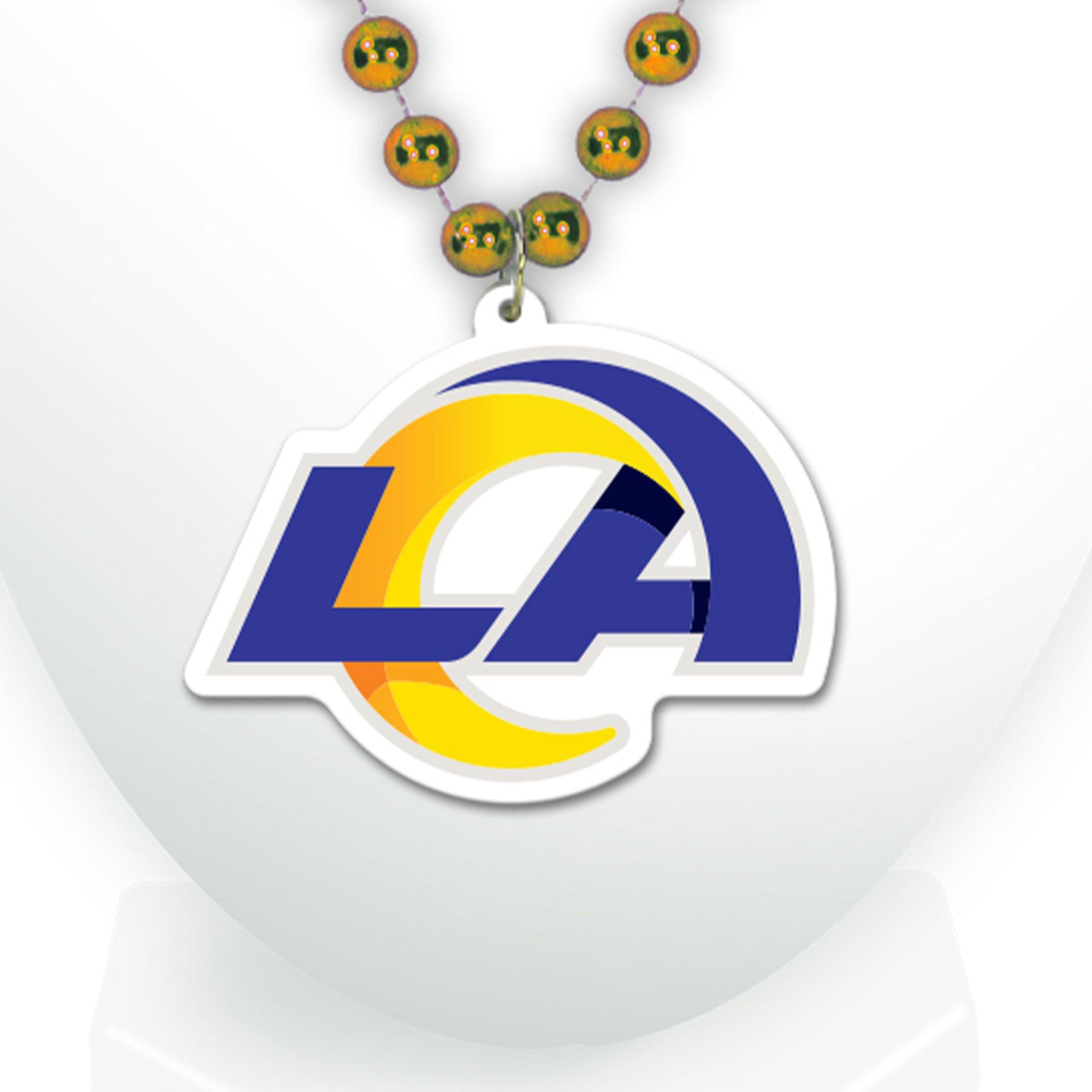 Los Angeles Rams Pendant Bead Necklace