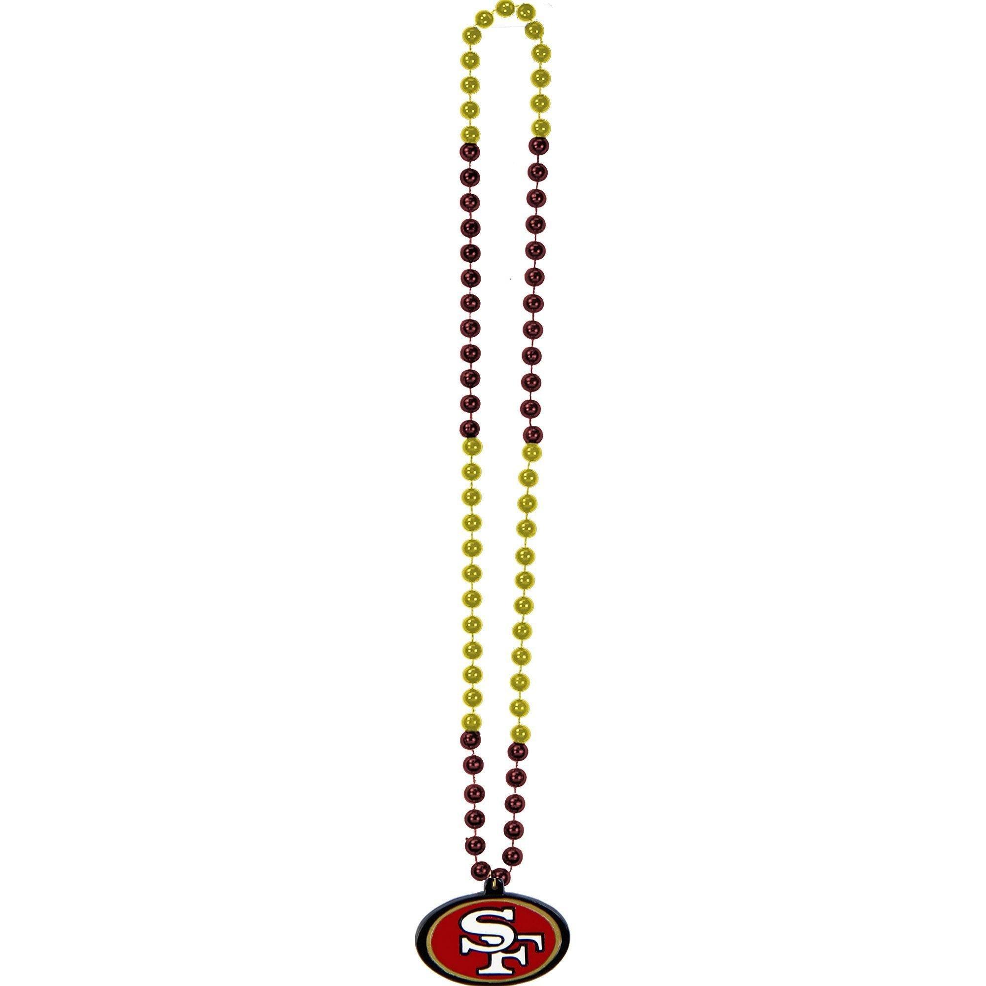 San Francisco 49ers Pendant Bead Necklace