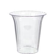 CLEAR Plastic Flared Cylinder Container