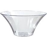 Large CLEAR Plastic Flared Bowl