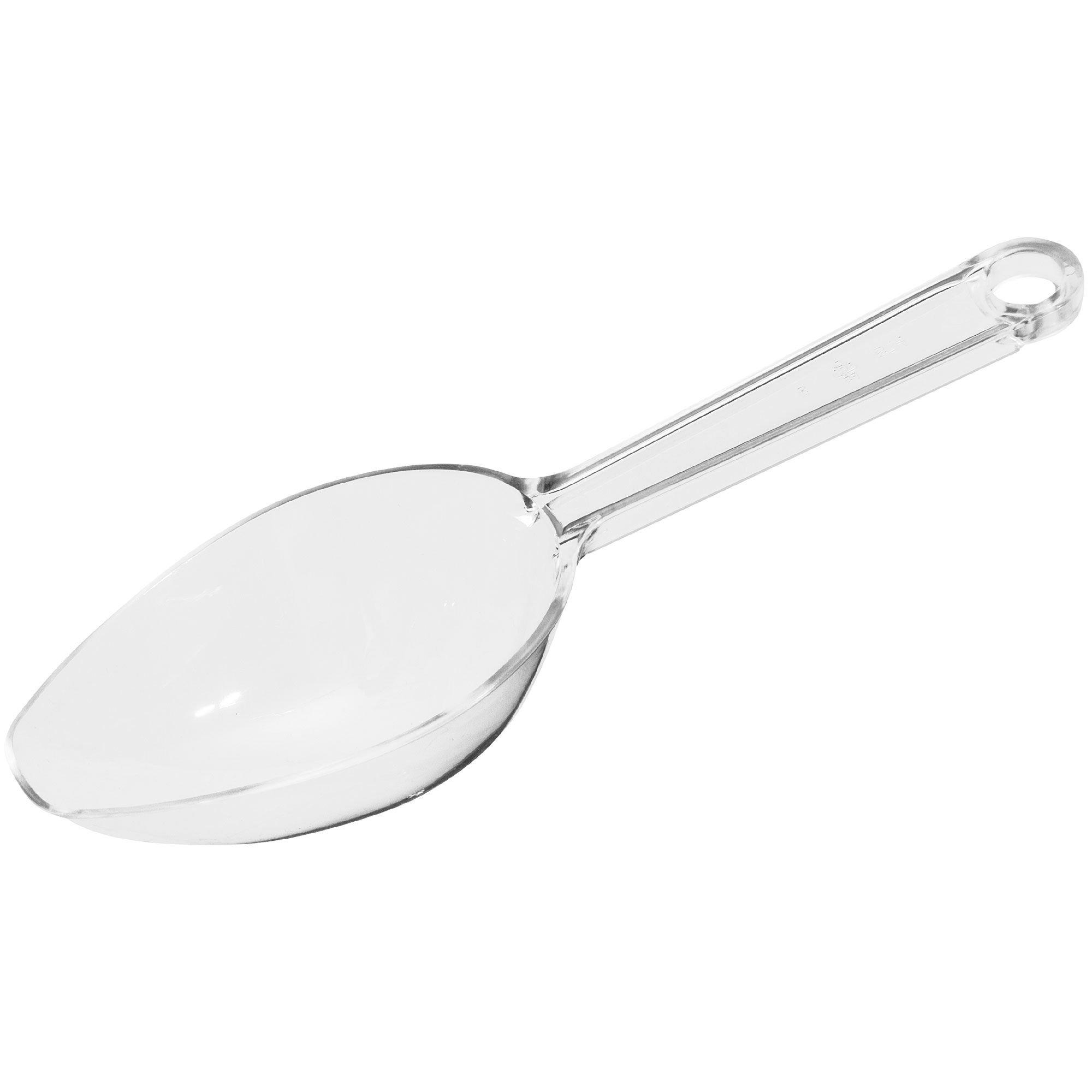Plastic Candy Scoops Serving-ware, 6-1/2-inch, 6-Piece, Clear