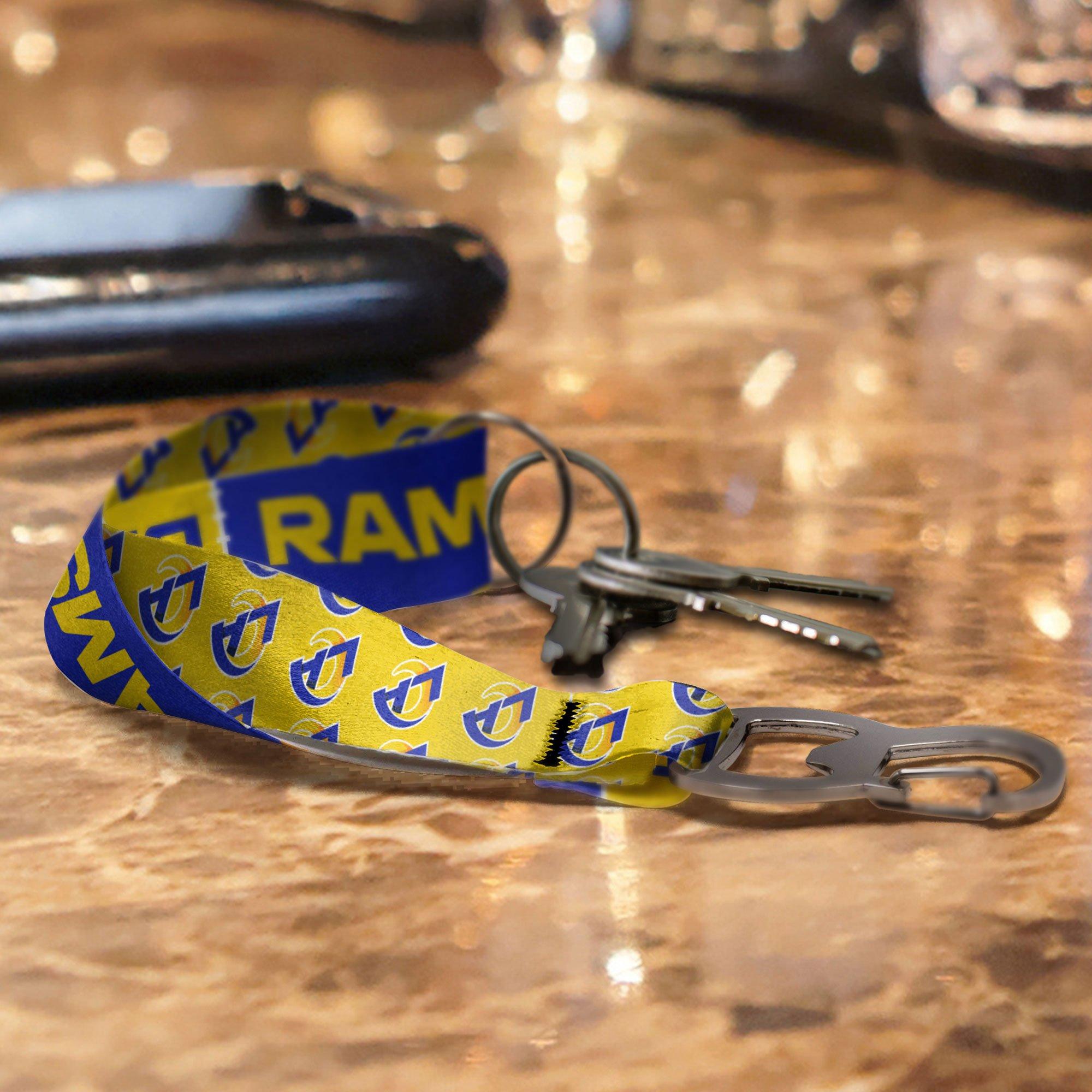 Los Angeles Rams Reversible Key Strap Lanyard