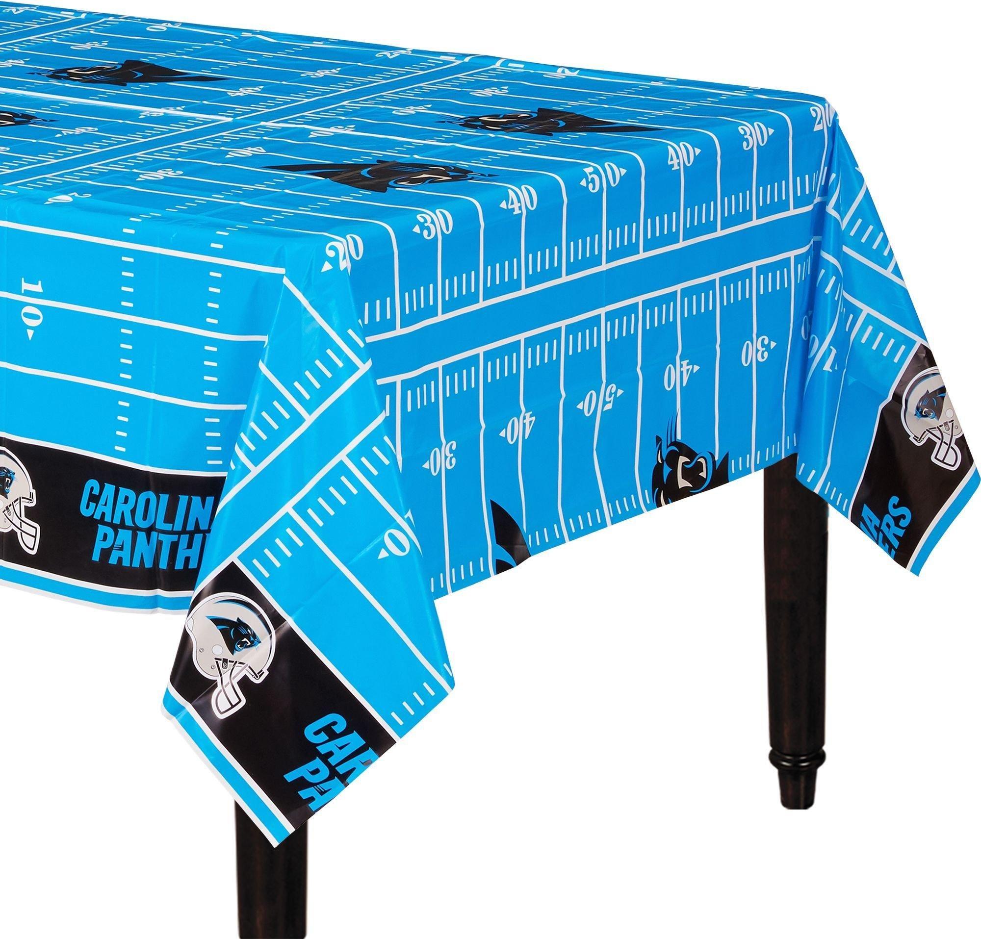 Football Field Plastic Table Cover, 54in x 96in