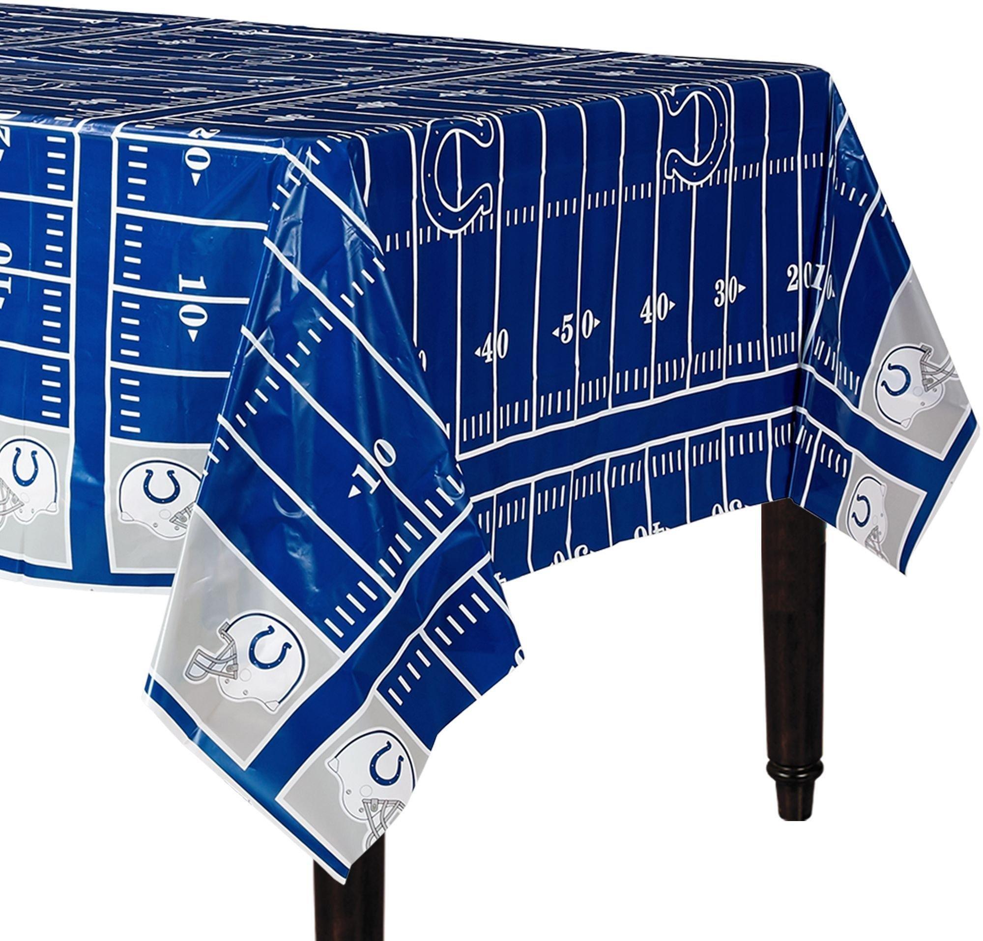 Football Field Plastic Table Cover, 54in x 96in