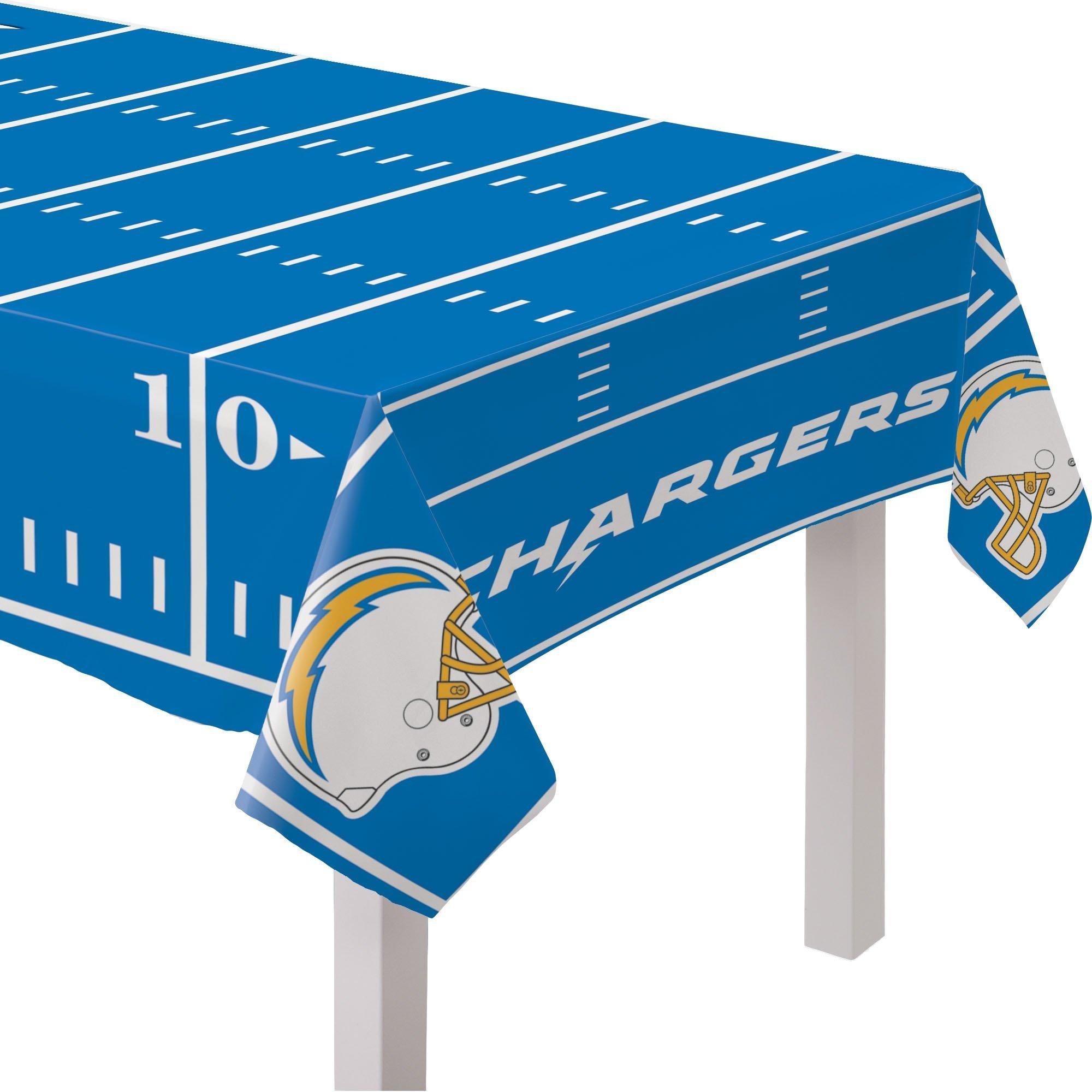 Football Field Plastic Table Cover, 54in x 96in