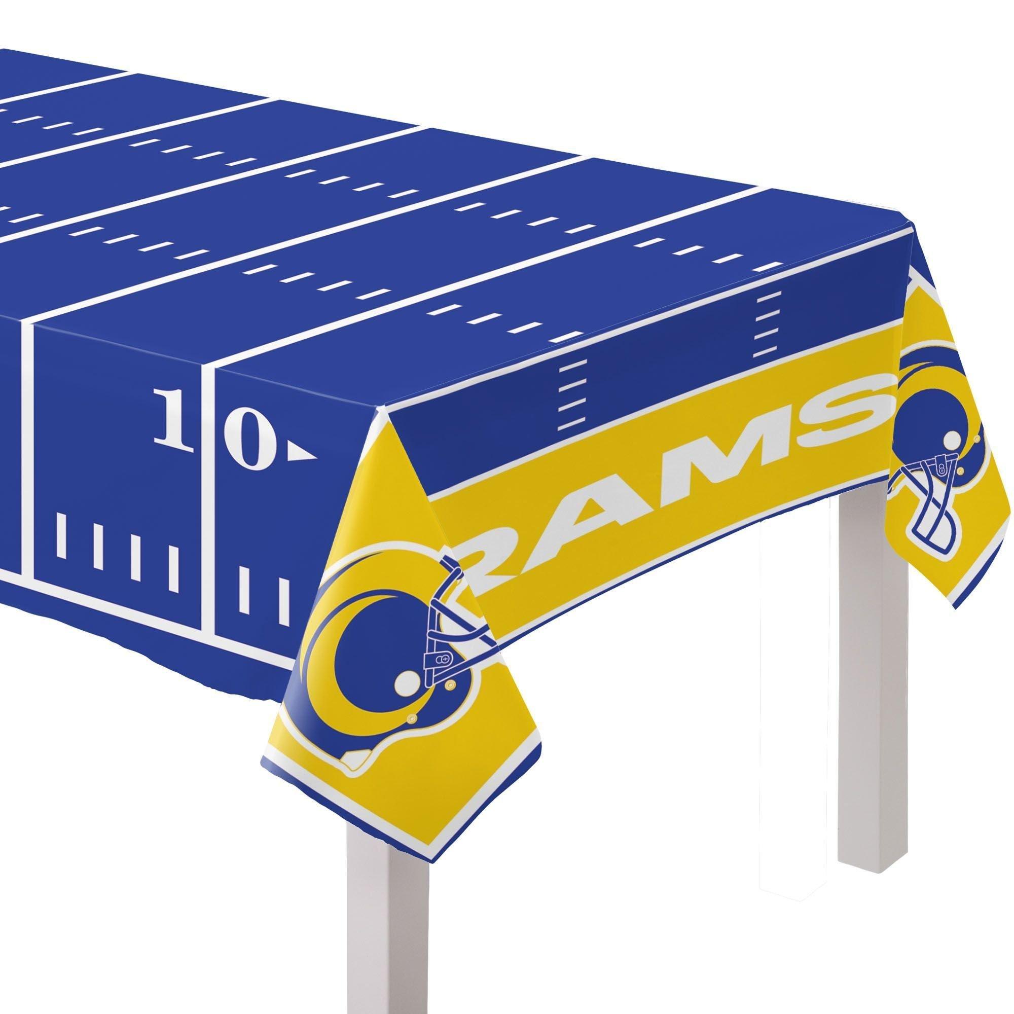 Football Field Plastic Table Cover, 54in x 96in