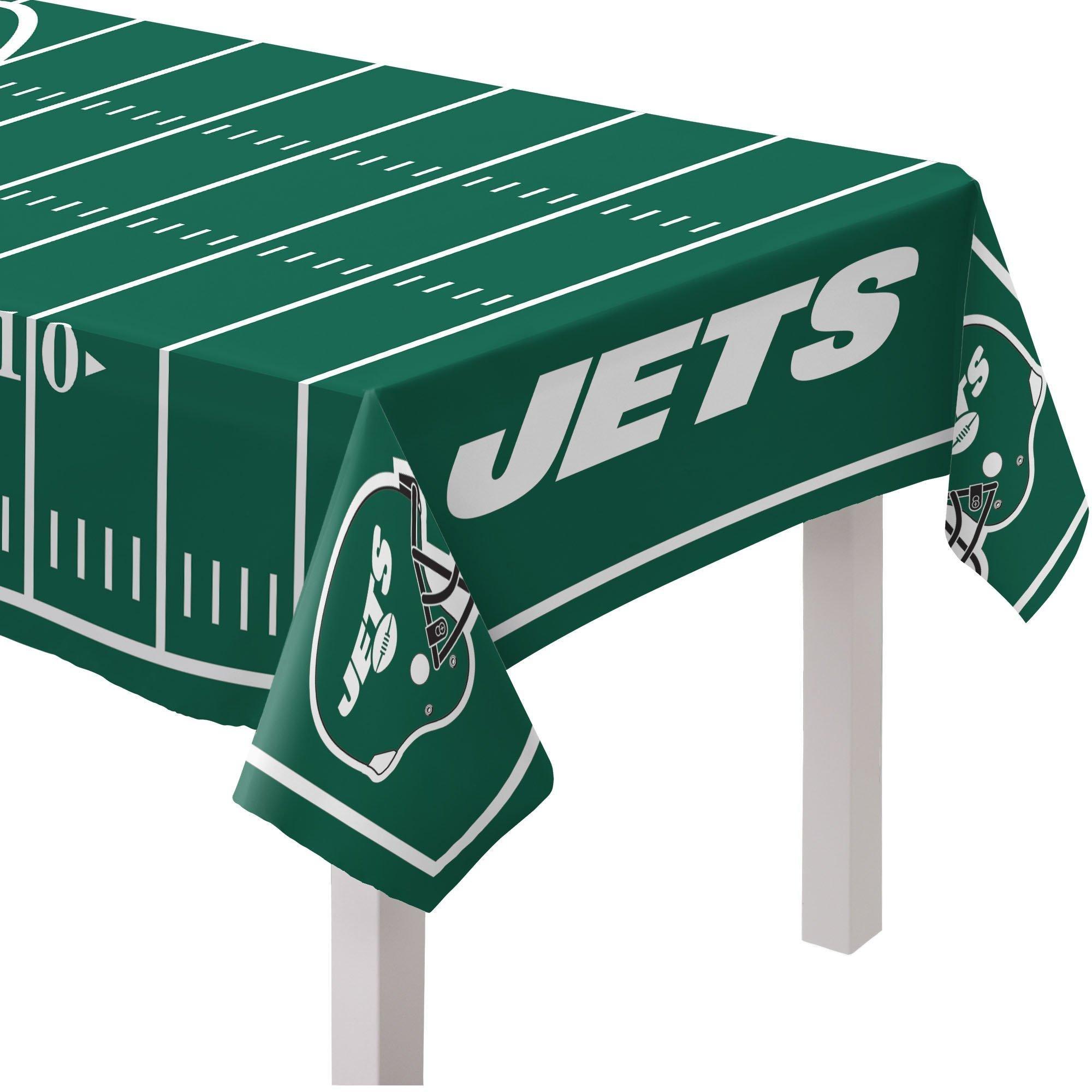 Football Field Plastic Table Cover, 54in x 96in