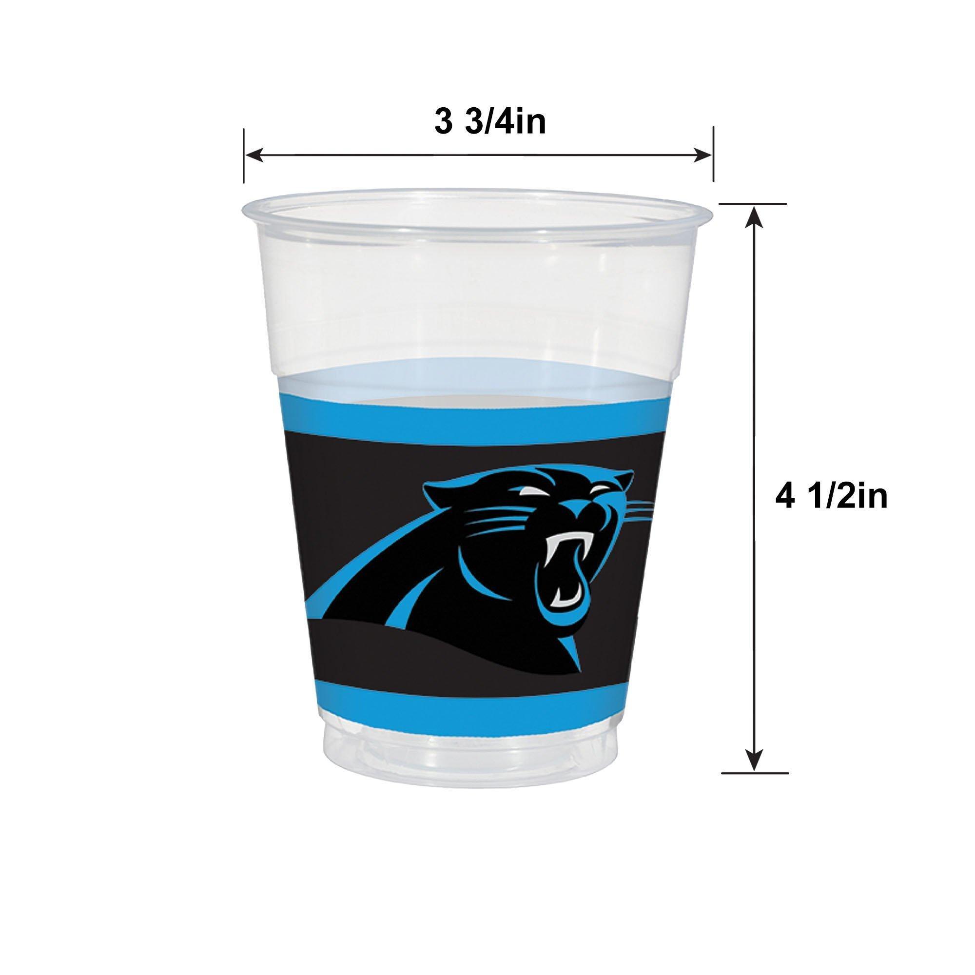 Carolina Panthers Plastic Cups, 25ct