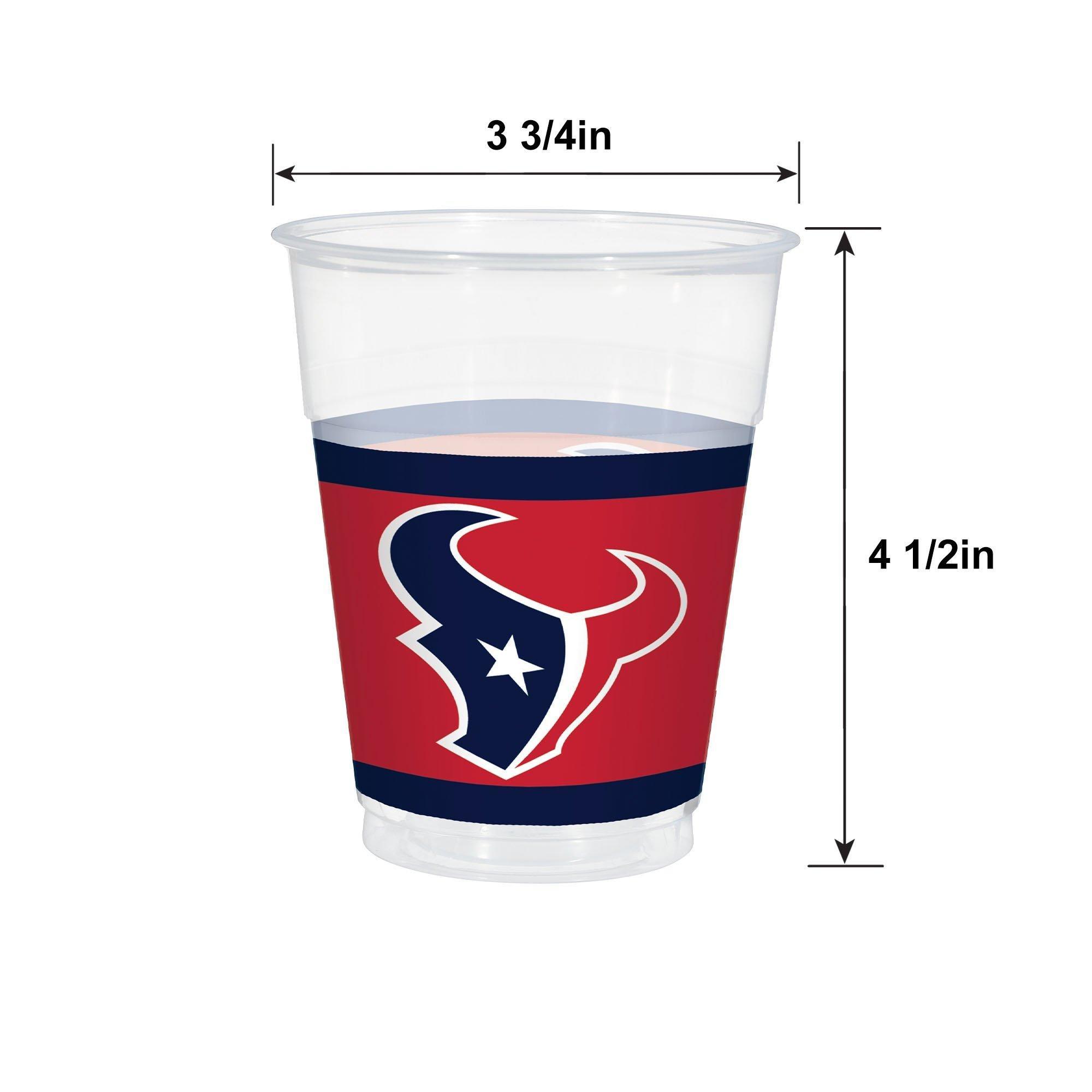 Houston Texans Plastic Cups, 25ct