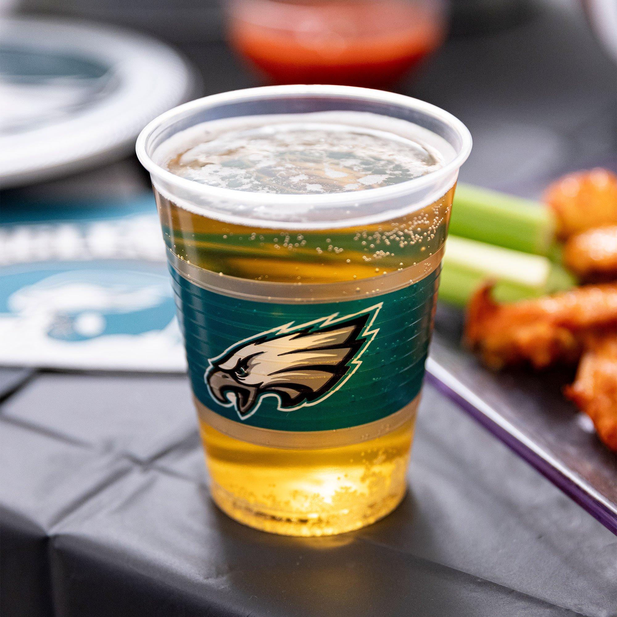 Philadelphia Eagles Plastic Cups 25ct