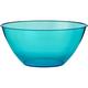 Large Caribbean Blue Plastic Bowl