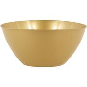 Large Gold Plastic Bowl